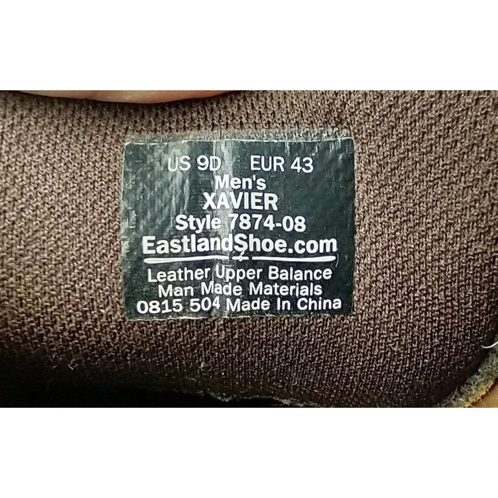 Eastland Mens Oxford Brown Shoe 9 D Xavier‎  Casual Work 7874-08 Business